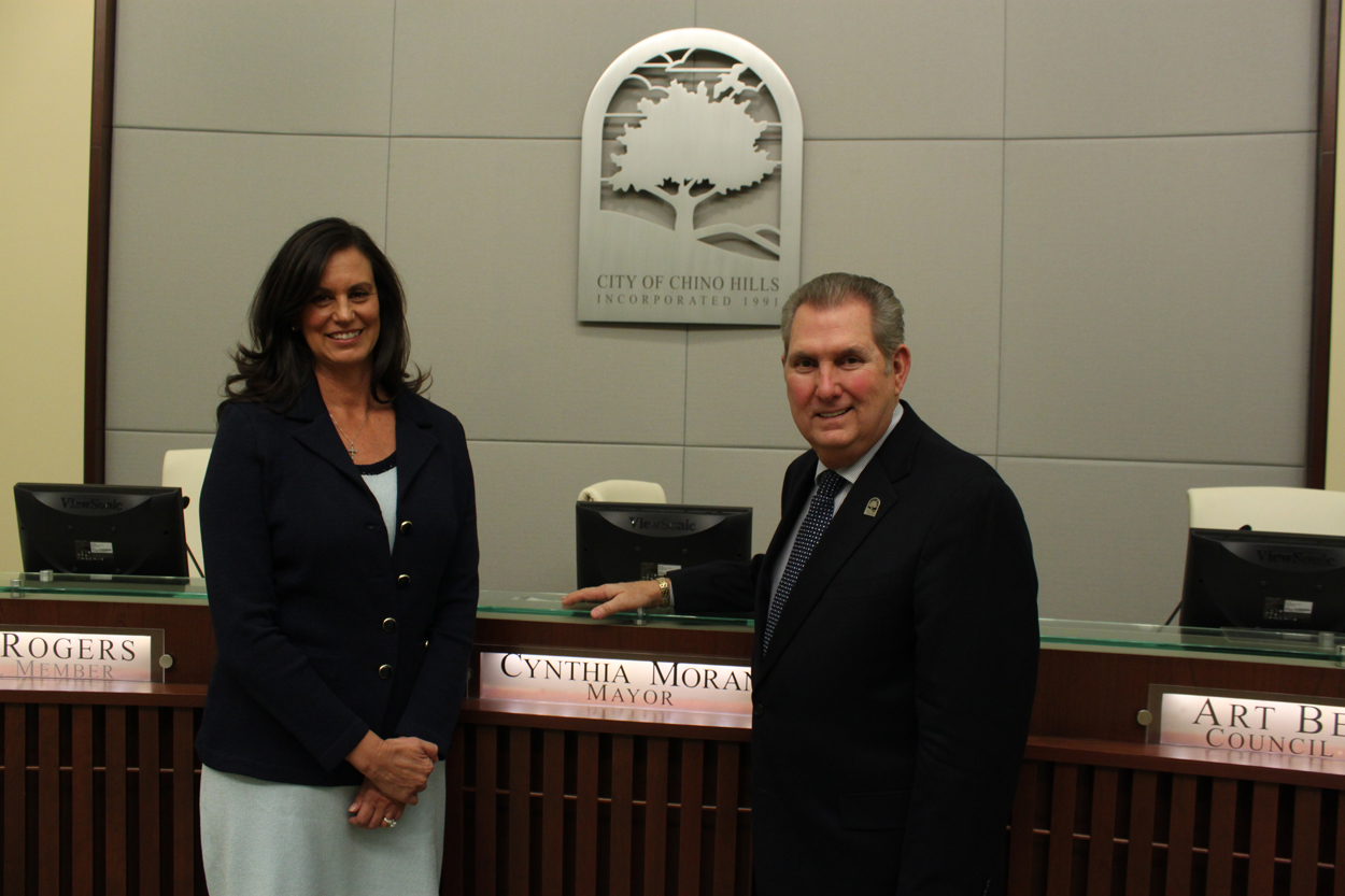  Mayor Cynthia Moran, Vice Mayor Art Bennett